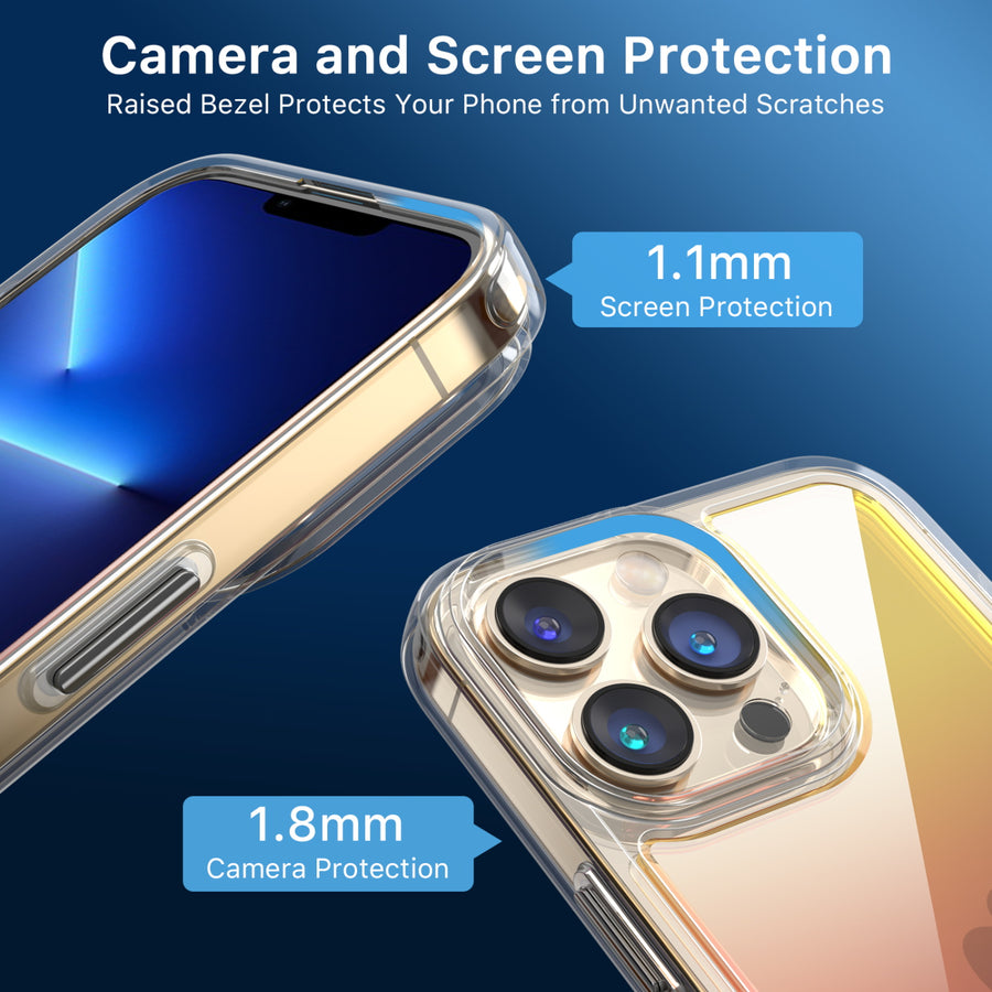 MyBat Pro Radiant Series ombre gradient Gummy Case for Apple iPhone 13 Pro (6.1) - Yellow to Pink Gradient - RIP13PCSAMAT104-6.jpg