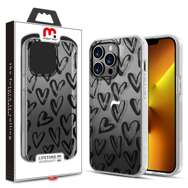 MyBat Pro Mood Series Case for Apple iPhone 13 Pro (6.1) - Black Hearts - RIP13PCSFSSM363-1.jpg