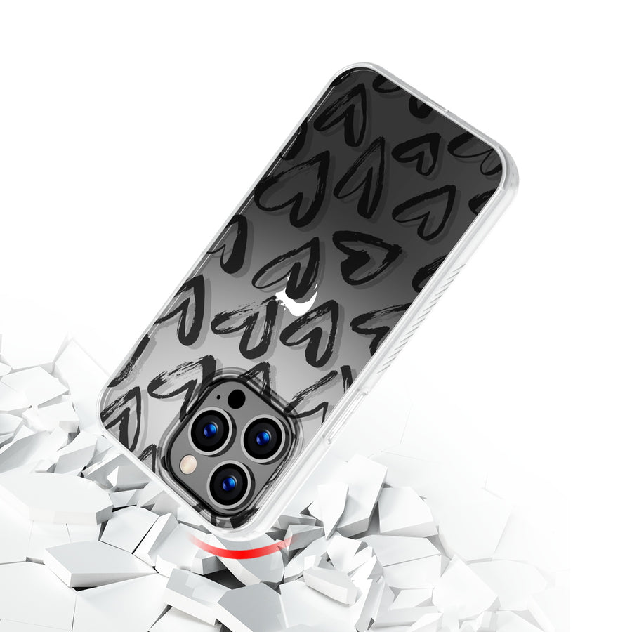MyBat Pro Mood Series Case for Apple iPhone 13 Pro (6.1) - Black Hearts - RIP13PCSFSSM363-9.jpg