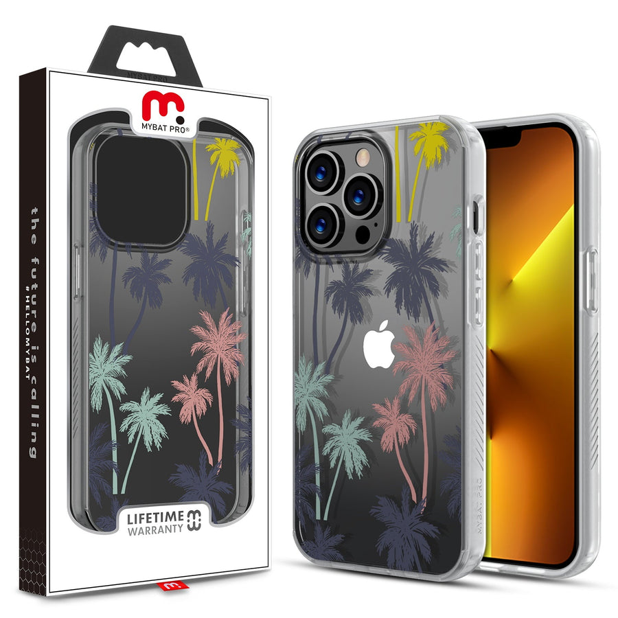 MyBat Pro Mood Series Case for Apple iPhone 13 Pro (6.1) - Pastel Palms