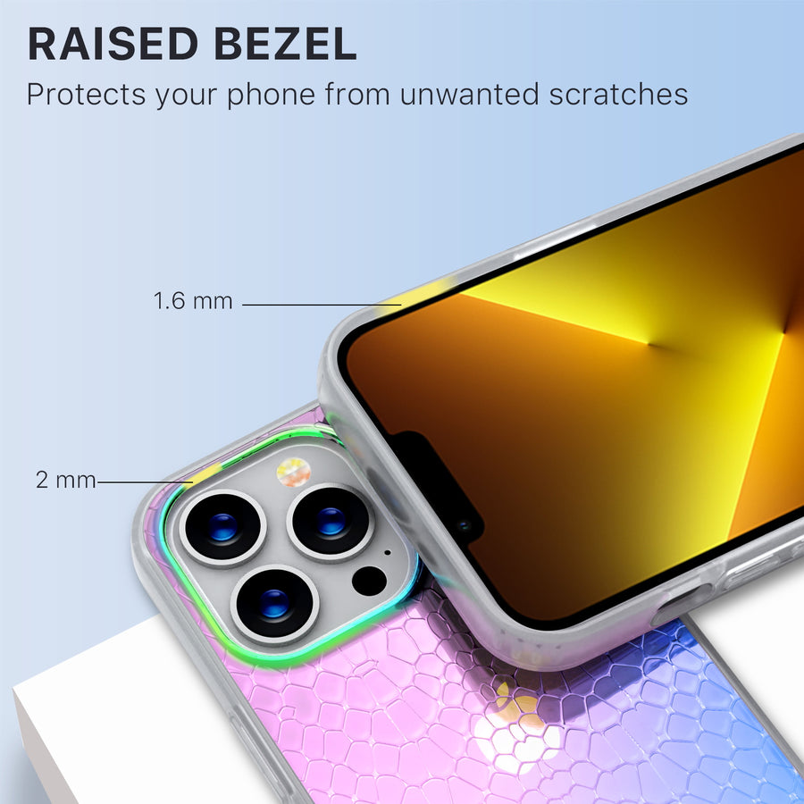 MyBat Pro Mood Series Case for Apple iPhone 13 Pro (6.1) - Iridescent Snake - RIP13PCSFSSM367-7.jpg