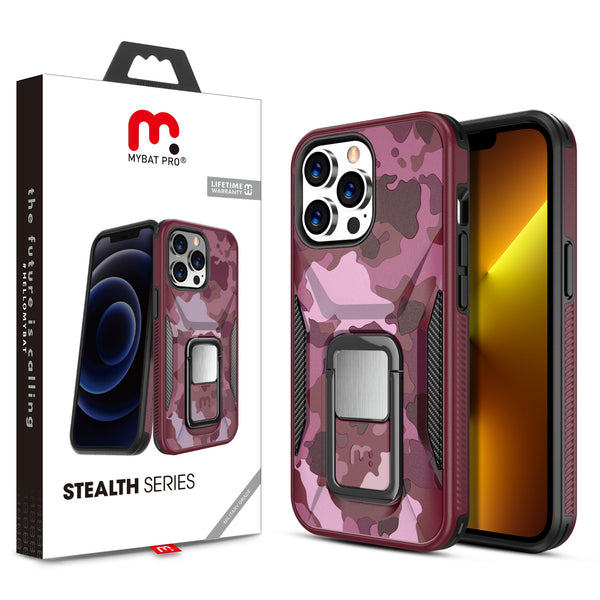 MyBat Pro Stealth Series Case for Apple iPhone 13 Pro (6.1) - Plum Camo - RIP13PCSSTSM003-1.jpg