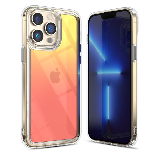 MyBat Pro Radiant Series ombre gradient Gummy Case for Apple iPhone 13 Pro Max (6.7) - Yellow to Pink Gradient - RIP13PMCSAMAT104-2.jpg