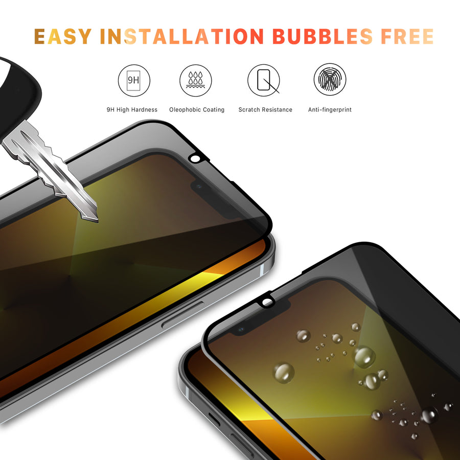 MyBat Pro Privacy Full Coverage Tempered Glass Screen Protector for Apple iPhone 17e / 16e / 14 / 13 Pro / 13 - Black - RIP13PSCF111-6.jpg