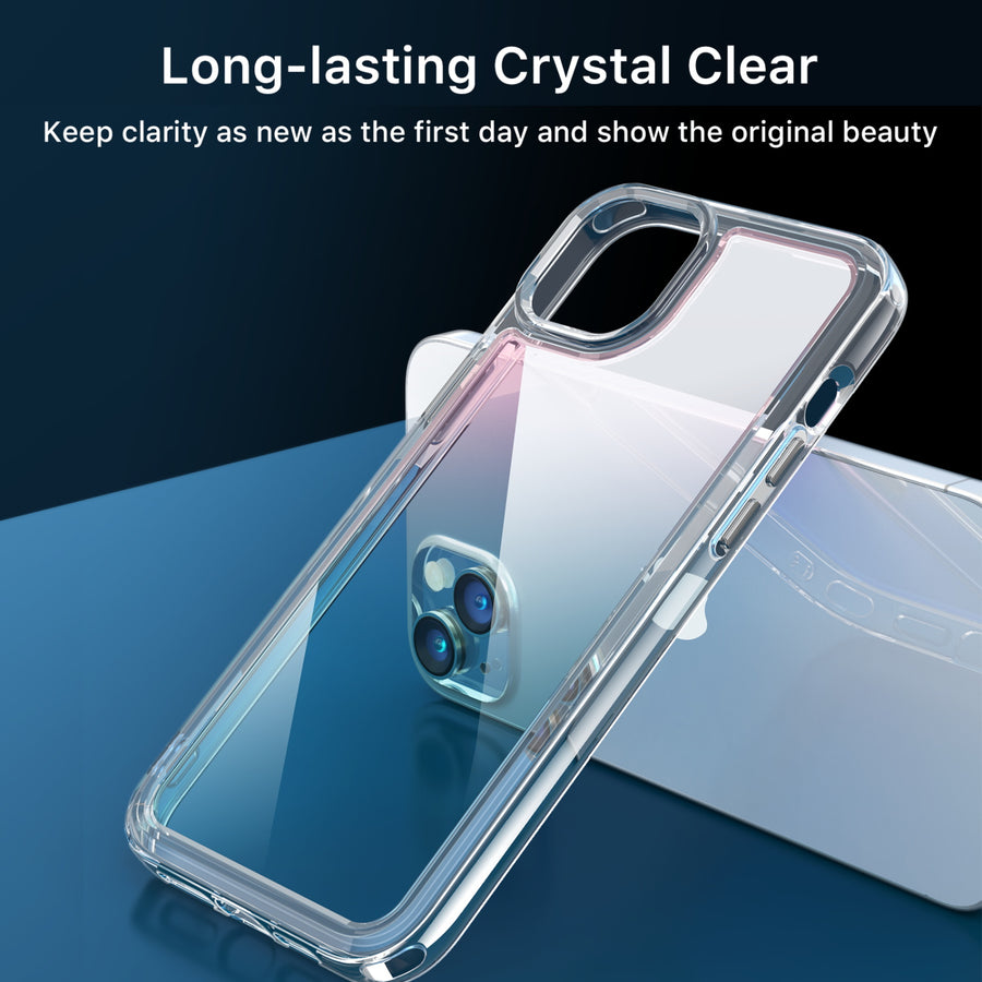 MyBat Pro Radiant Series ombre gradient Gummy Case for Apple iPhone 17e / 16e / 14 / 13 - Pink to Sky Blue Gradient - RIP14CSAMAT102-3.jpg