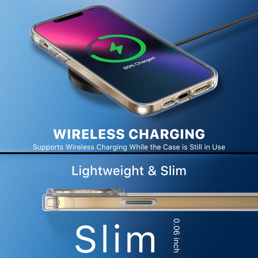 MyBat Pro Radiant Series ombre gradient Gummy Case for Apple iPhone 17e / 16e / 14 / 13 - Pink to Sky Blue Gradient - RIP14CSAMAT102-5.jpg