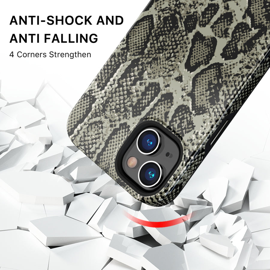 MyBat Pro Fuse Series MagSafe Case for Apple iPhone 17e / 16e / 14 / 13 - Python - RIP14CSD5MM013-3.jpg