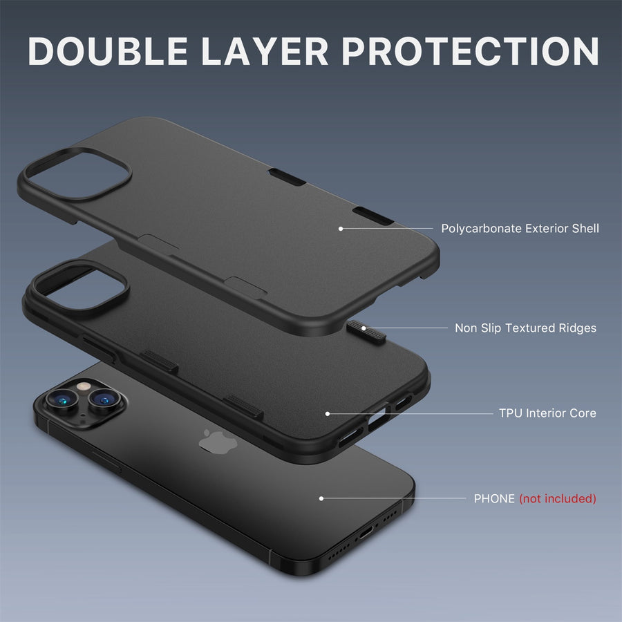 MyBat Pro TUFF Subs Series Case for Apple iPhone 17e / 16e / 14 / 13 - Black - RIP14CSF2TS001-6.jpg