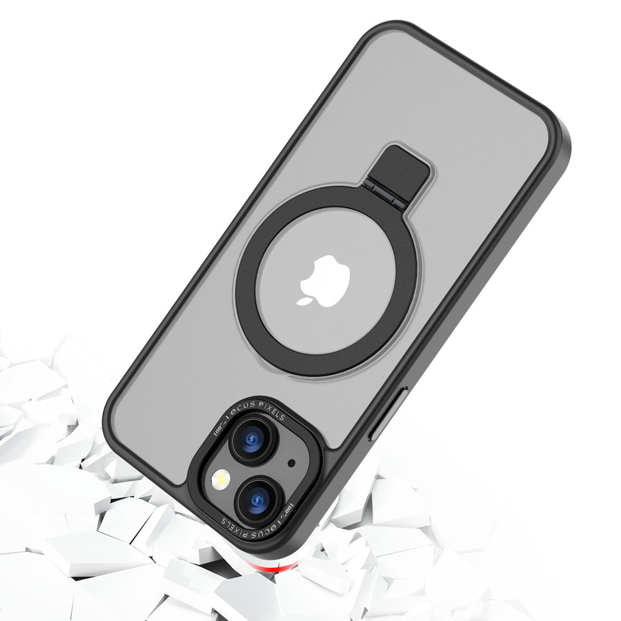MyBat Pro Shade Series Case w/ MagSafe Ring Stand for Apple iPhone 17e / 16e / 14 / 13 - Black - RIP14CSSSMS001-6.jpg
