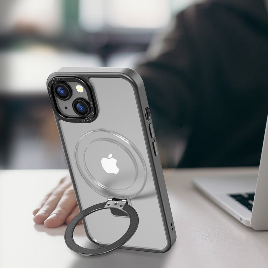 MyBat Pro Shade Series Case w/ MagSafe Ring Stand for Apple iPhone 17e / 16e / 14 / 13 - Black - RIP14CSSSMS001-9.jpg