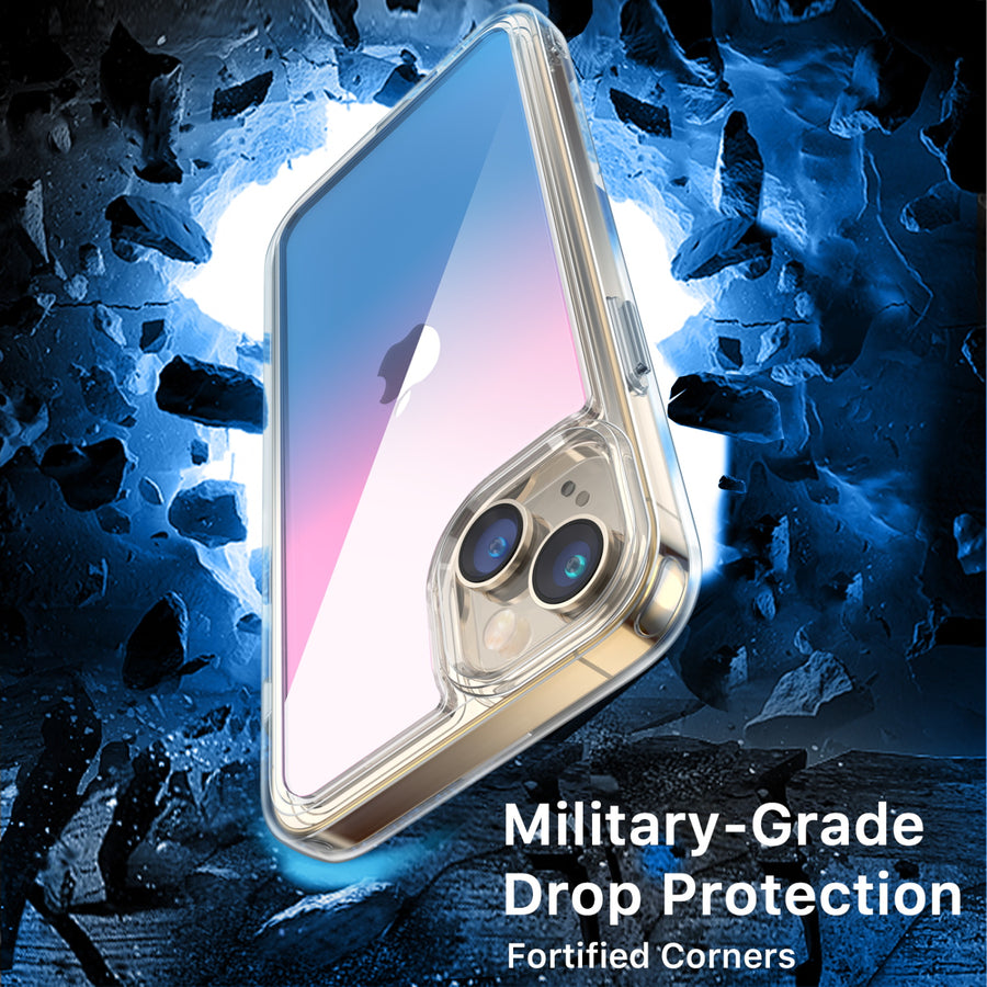 MyBat Pro Radiant Series ombre gradient Gummy Case for Apple iPhone 14 Plus (6.7) - Rose to Dark Blue Gradient - RIP14MCSAMAT103-4.jpg