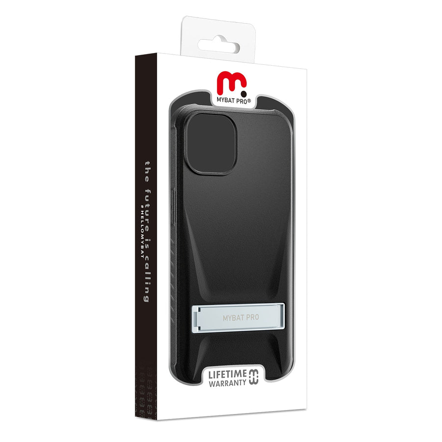 MyBat Pro Beyonder Series Case with Tempered Glass with Kickstand for Apple iPhone 14 Plus - Black