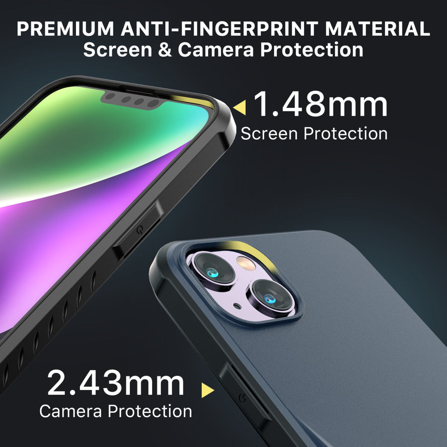 MyBat Pro Beyonder Series Case with Tempered Glass with Kickstand for Apple iPhone 14 Plus - Dark Blue - RIP14MCSAMBS002-5.jpg