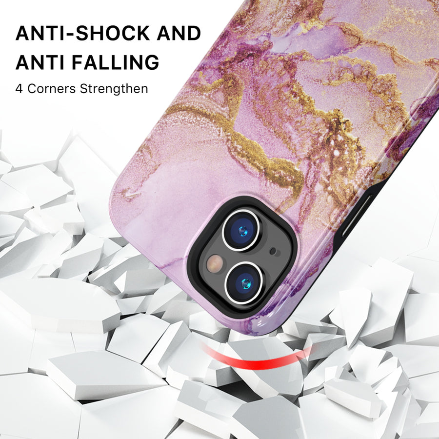 MyBat Pro Fuse Series MagSafe Case for Apple iPhone 14 Plus - Purple Marble - RIP14MCSD5MM018-3.jpg