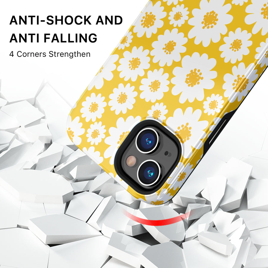 MyBat Pro Fuse Series MagSafe Case for Apple iPhone 14 Plus - Yellow Daisy - RIP14MCSD5MM019-3.jpg