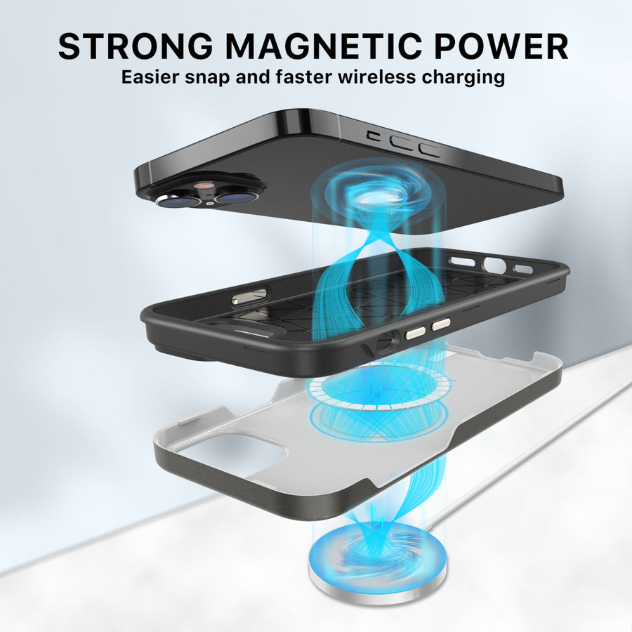 MyBat Pro Fuse Series MagSafe Case for Apple iPhone 14 Plus - Gunmetal - RIP14MCSD5MS010-7.jpg