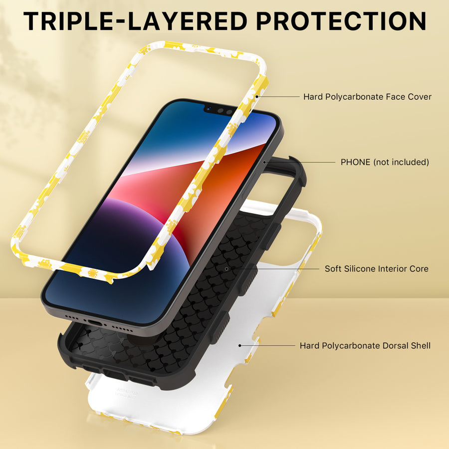 MyBat Pro TUFF Series Case for Apple iPhone 14 Plus - Yellow Daisy - RIP14MCSE1TM188-4.jpg