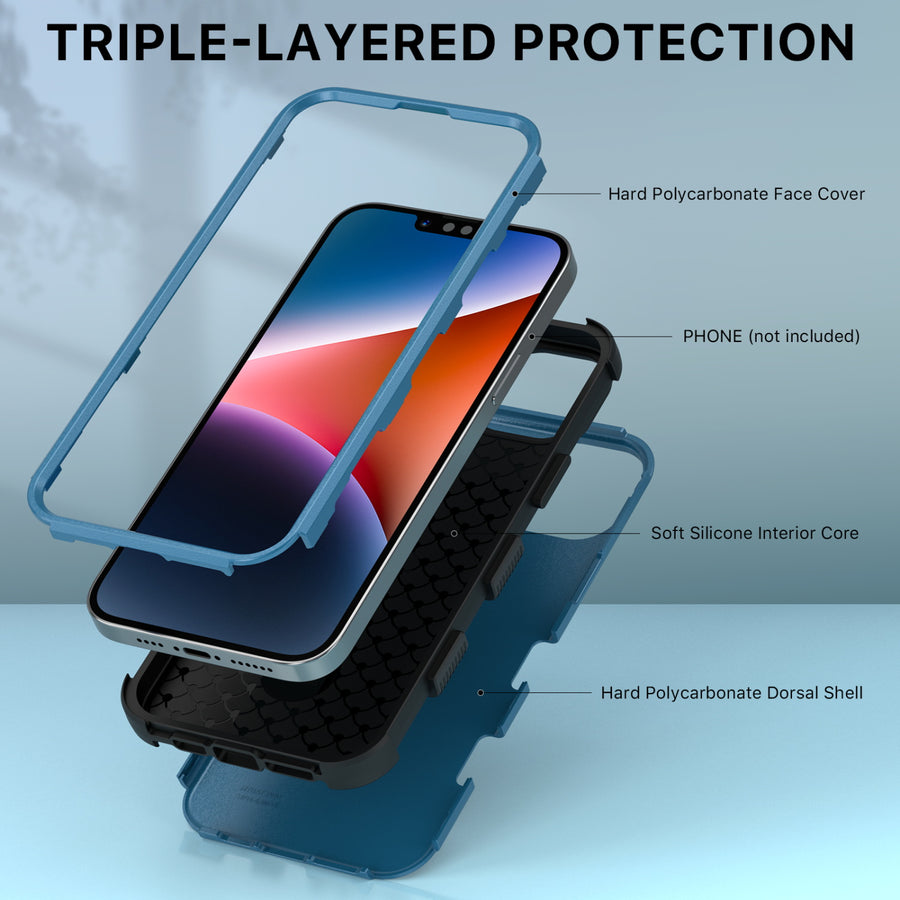 MyBat Pro TUFF Series Case for Apple iPhone 14 Plus - Blue - RIP14MCSE1TS103-4.jpg