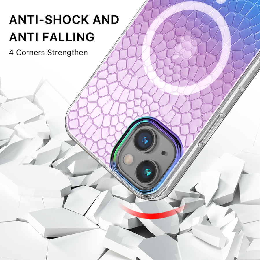 MyBat Pro Mood Series MagSafe Case for Apple iPhone 14 Plus - Iridescent Snake - RIP14MCSFSSM507-3.jpg
