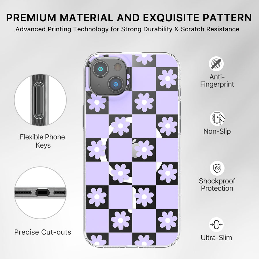 MyBat Pro Mood Series MagSafe Case for Apple iPhone 14 Plus - Retro Purple Floral - RIP14MCSFSSM510-7.jpg