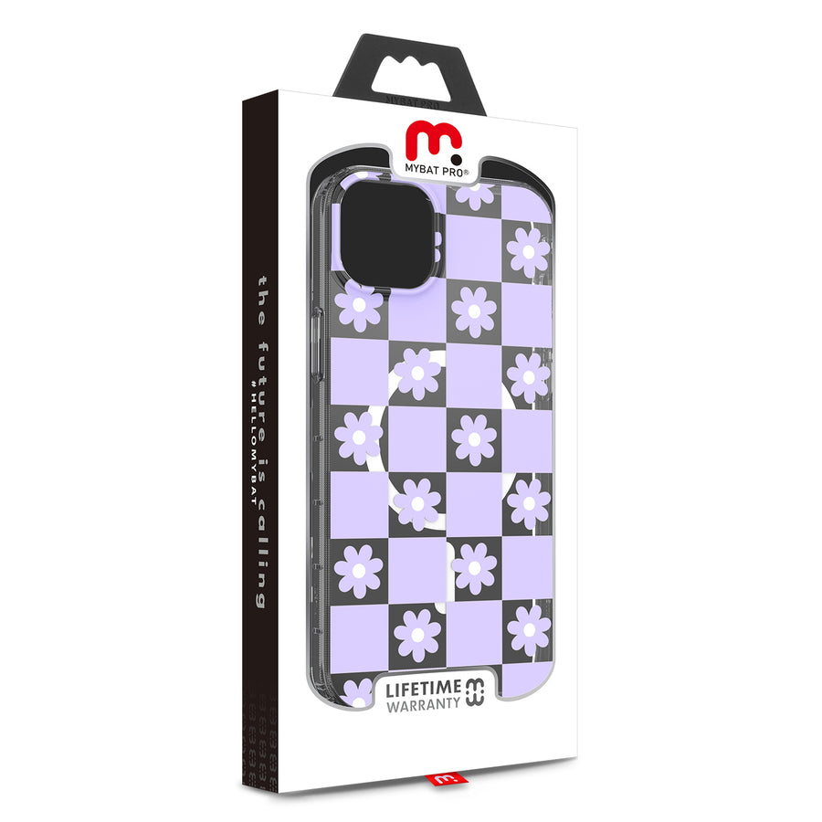 MyBat Pro Mood Series MagSafe Case for Apple iPhone 14 Plus - Retro Purple Floral - RIP14MCSFSSM510-9.jpg