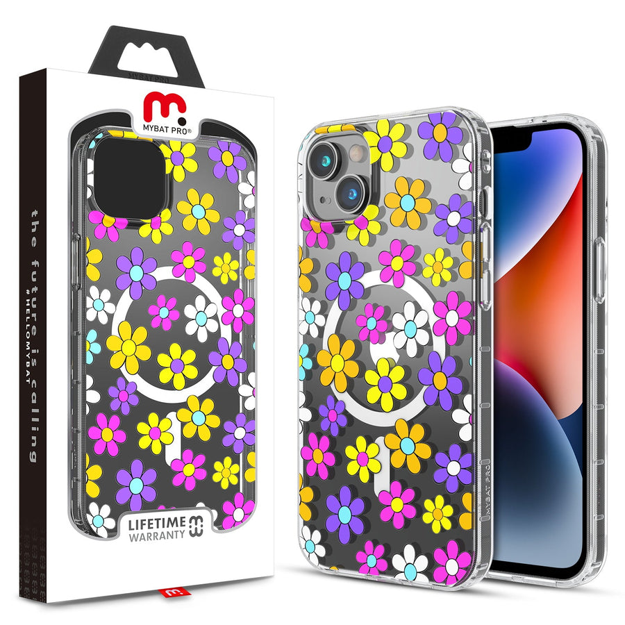 MyBat Pro Mood Series MagSafe Case for Apple iPhone 14 Plus - Multi Color Daisy
