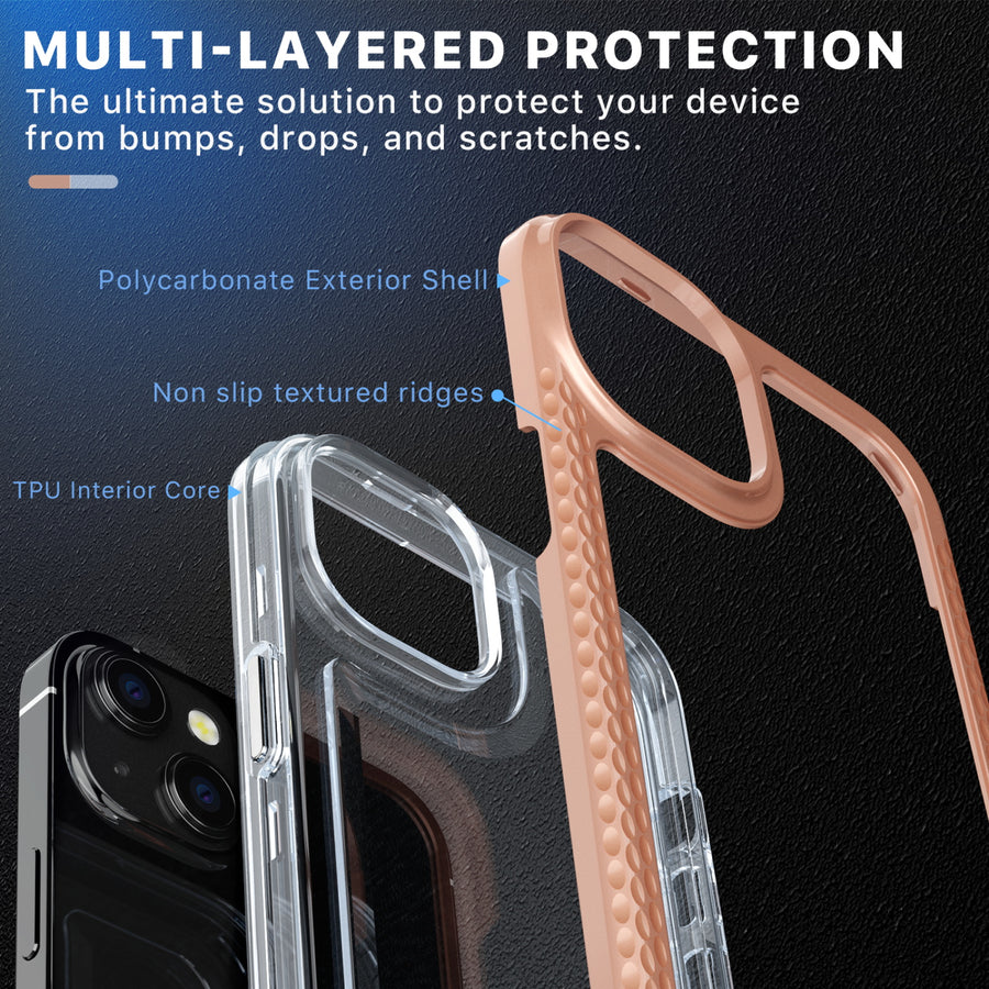 MyBat Pro Lux Series Case with Tempered Glass for Apple iPhone 14 Plus - Rose Gold - RIP14MCSG5TS003-3.jpg