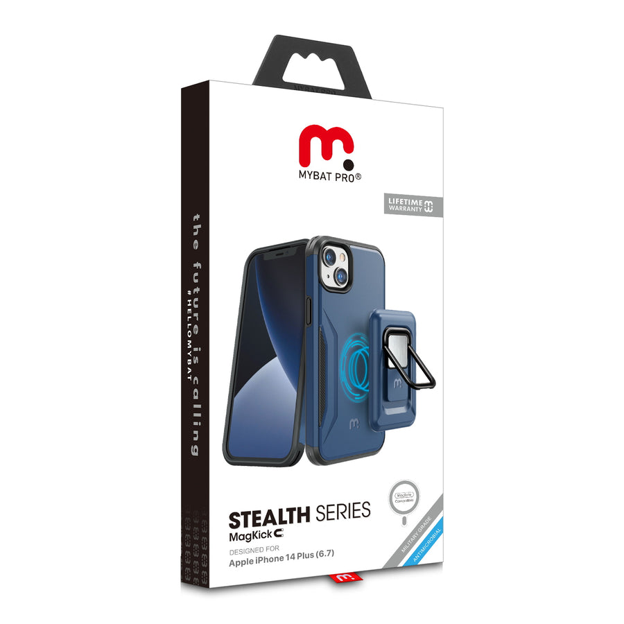 MyBat Pro Antimicrobial Stealth Series MagKick for Apple iPhone 14 Plus - Blue / Black - RIP14MCSSMKS002-9.jpg