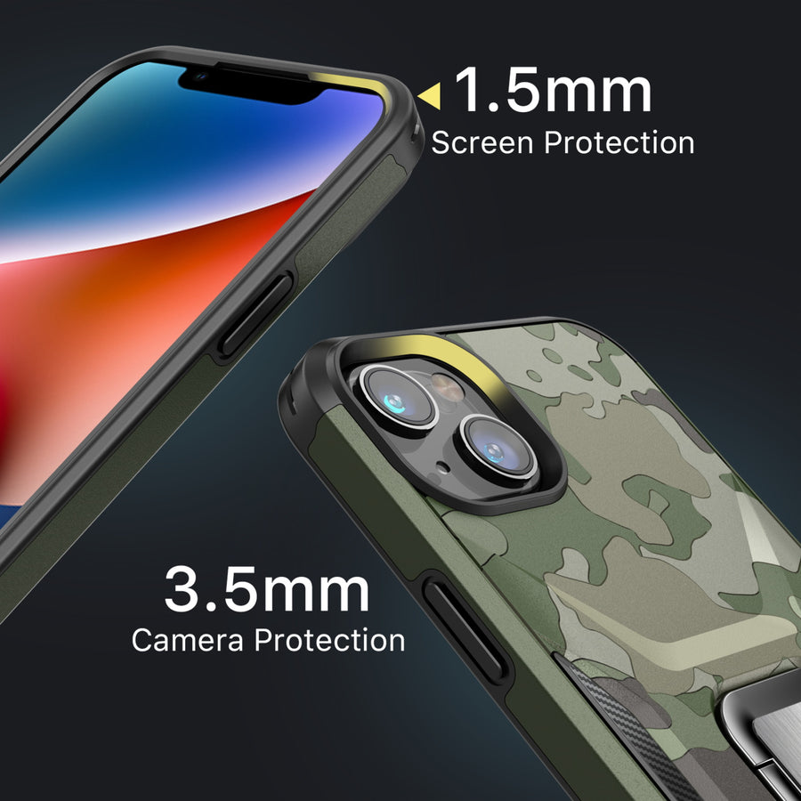 MyBat Pro Stealth Series (with Stand) for Apple iPhone 14 Plus - Army Green Camo / Black - RIP14MCSSTSM004-7.jpg