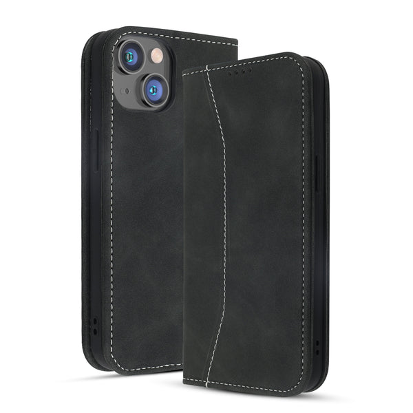 MyBat Pro Antimicrobial Executive Series Wallet Case for Apple iPhone 14 Plus - Black - RIP14MPCMJP001-2.jpg