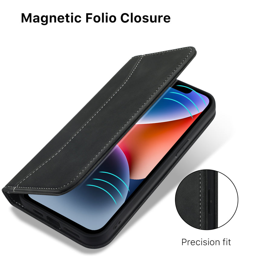 MyBat Pro Antimicrobial Executive Series Wallet Case for Apple iPhone 14 Plus - Black - RIP14MPCMJP001-5.jpg