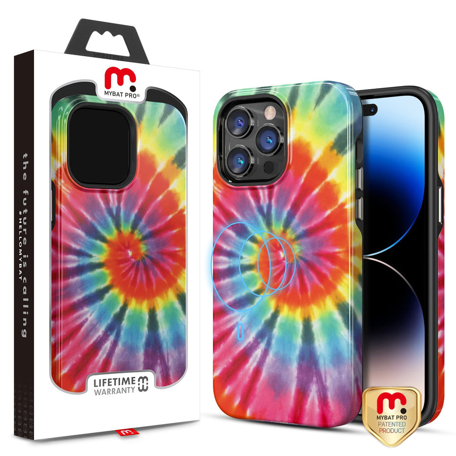 MyBat Pro Fuse Series MagSafe Case for Apple iPhone 14 Pro - Tie Dye Swirl