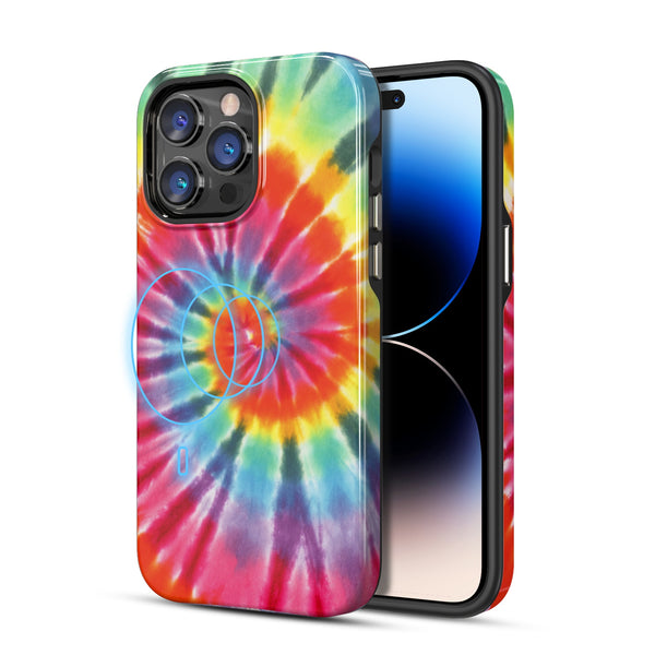 MyBat Pro Fuse Series MagSafe Case for Apple iPhone 14 Pro - Tie Dye Swirl - RIP14PCSD5MM009-2.jpg