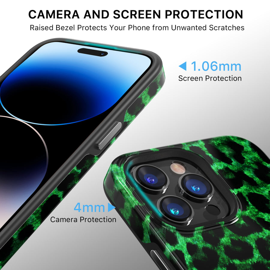 MyBat Pro Fuse Series MagSafe Case for Apple iPhone 14 Pro - Green Leopard - RIP14PCSD5MM017-4.jpg