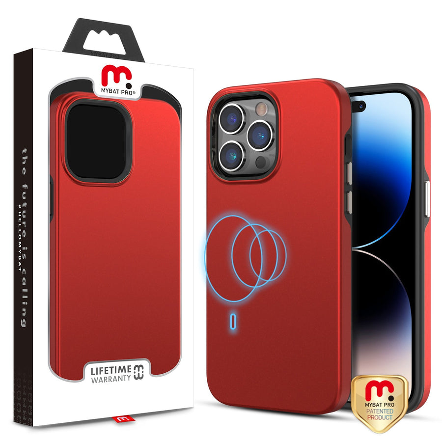 MyBat Pro Fuse Series MagSafe Case for Apple iPhone 14 Pro - Red
