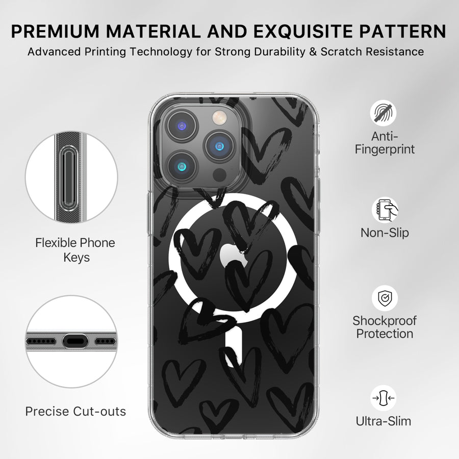 MyBat Pro Mood Series MagSafe Case for Apple iPhone 14 Pro - Black Hearts - RIP14PCSFSSM503-7.jpg