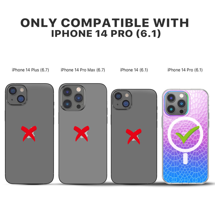 MyBat Pro Mood Series MagSafe Case for Apple iPhone 14 Pro - Iridescent Snake - RIP14PCSFSSM507-8.jpg