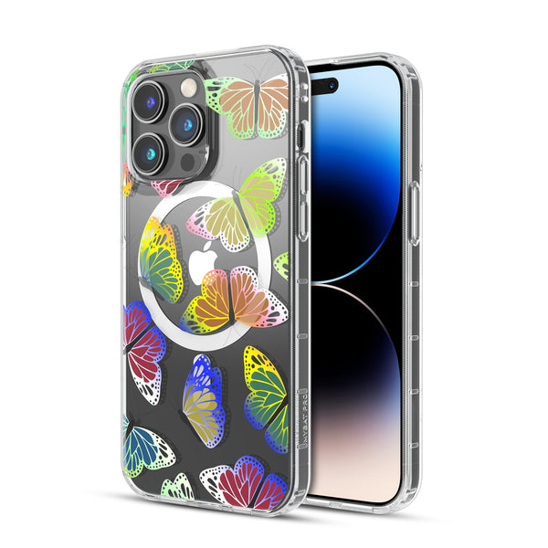 MyBat Pro Mood Series MagSafe Case for Apple iPhone 14 Pro - Neon Butterflies - RIP14PCSFSSM508-2.jpg
