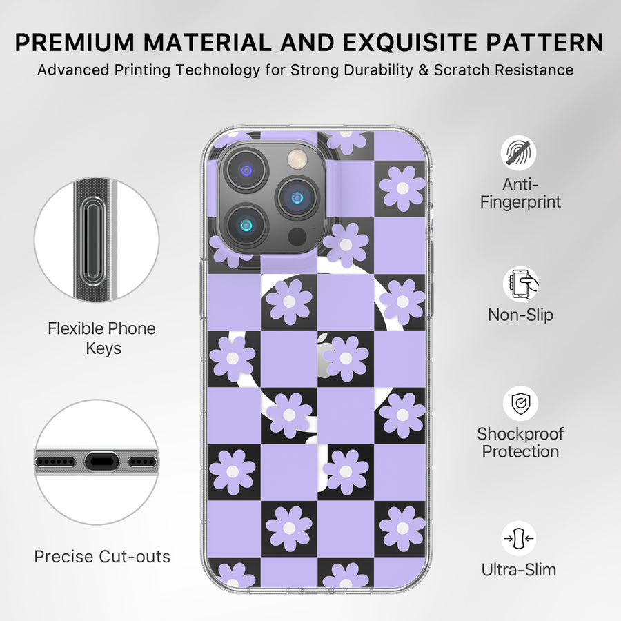 MyBat Pro Mood Series MagSafe Case for Apple iPhone 14 Pro - Retro Purple Floral - RIP14PCSFSSM510-7.jpg