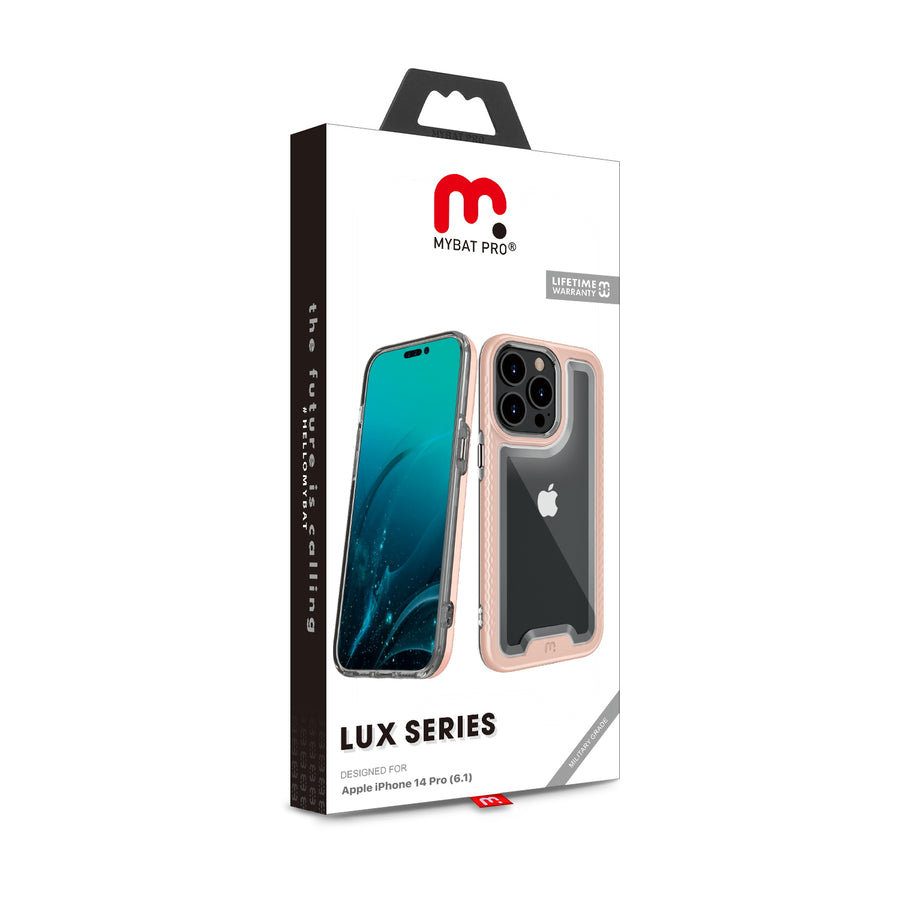 MyBat Pro Lux Series Case with Tempered Glass for Apple iPhone 14 Pro - Rose Gold - RIP14PCSG5TS003-8.jpg