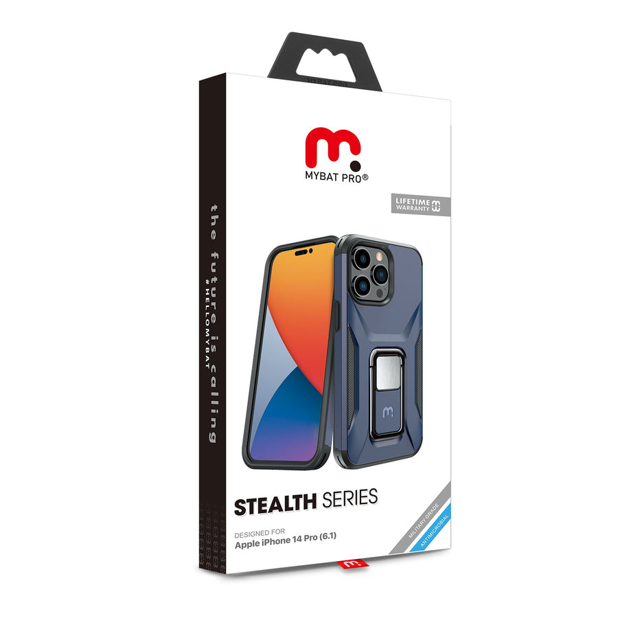 MyBat Pro Antimicrobial Stealth Series (with Stand) for Apple iPhone 14 Pro - Blue / Black - RIP14PCSSTSS002-9.jpg
