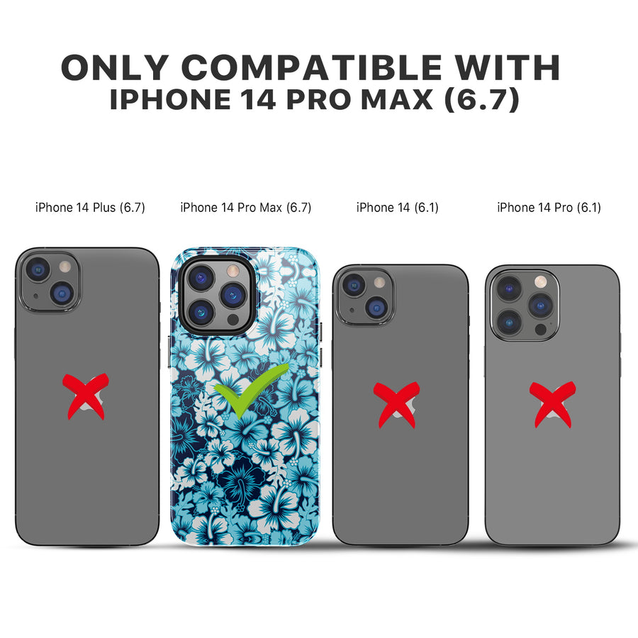 MyBat Pro Fuse Series MagSafe Case for Apple iPhone 14 Pro Max - Blue Hibiscus - RIP14PMCSD5MM012-8.jpg