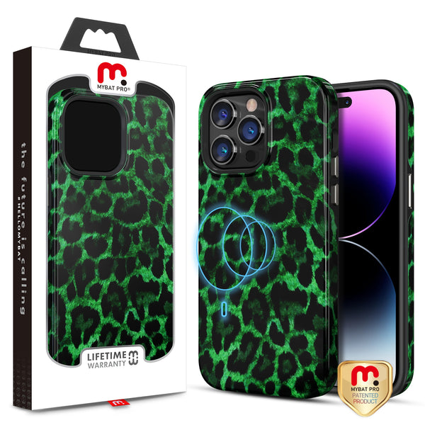 MyBat Pro Fuse Series MagSafe Case for Apple iPhone 14 Pro Max - Green Leopard - RIP14PMCSD5MM017-1.jpg