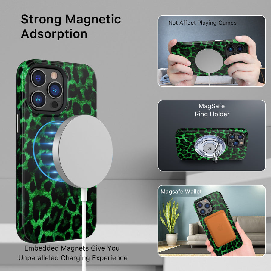 MyBat Pro Fuse Series MagSafe Case for Apple iPhone 14 Pro Max - Green Leopard - RIP14PMCSD5MM017-5.jpg