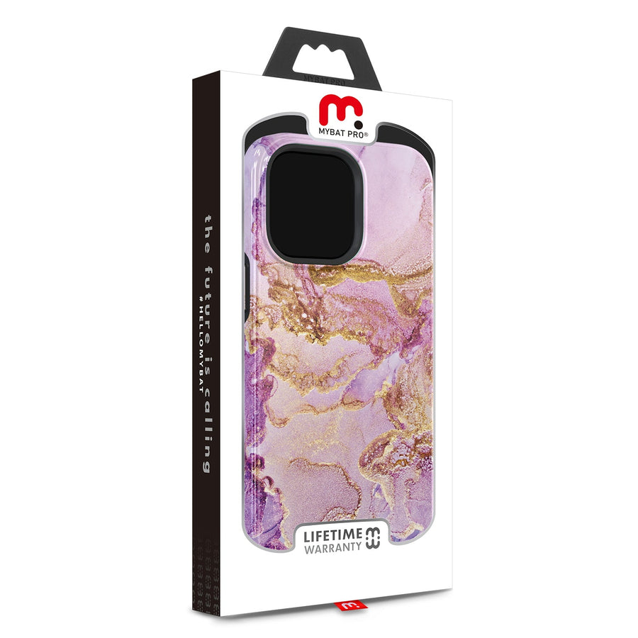 MyBat Pro Fuse Series MagSafe Case for Apple iPhone 14 Pro Max - Purple Marble