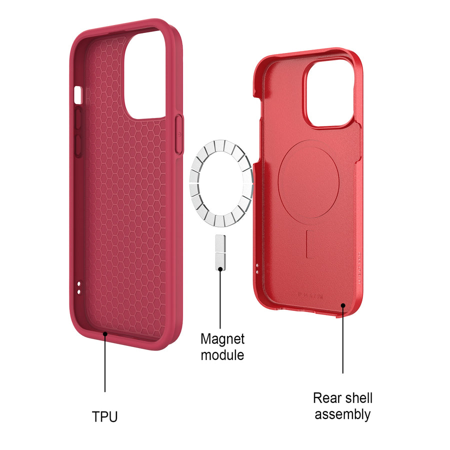 MyBat Pro Fuse Series w/ MagSafe Case for Apple iPhone 14 Pro Max - Red - RIP14PMCSD5MS105-7.jpg
