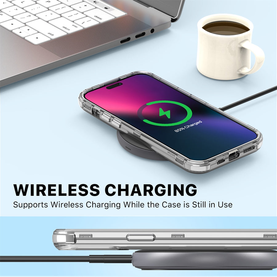 MyBat Pro TUFF Kleer Hybrid Case for Apple iPhone 14 Pro Max - White Marbling / Electroplating Silver - RIP14PMCSE4TM201-7.jpg