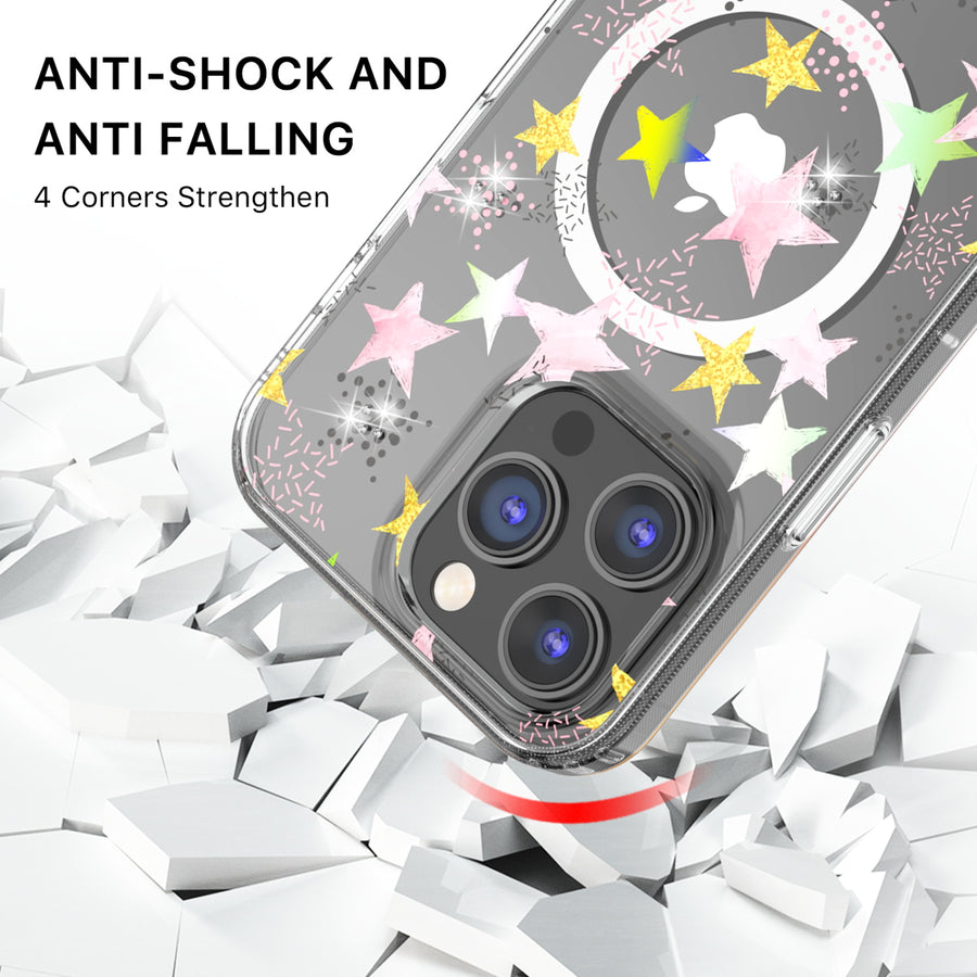 MyBat Pro Mood Series MagSafe Case (with Diamonds) for Apple iPhone 14 Pro Max (6.7) - Starstruck - RIP14PMCSFSSDM602-3.jpg