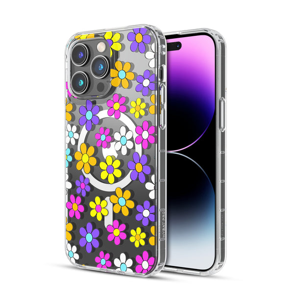 MyBat Pro Mood Series MagSafe Case for Apple iPhone 14 Pro Max - Multi Color Daisy - RIP14PMCSFSSM511-2.jpg