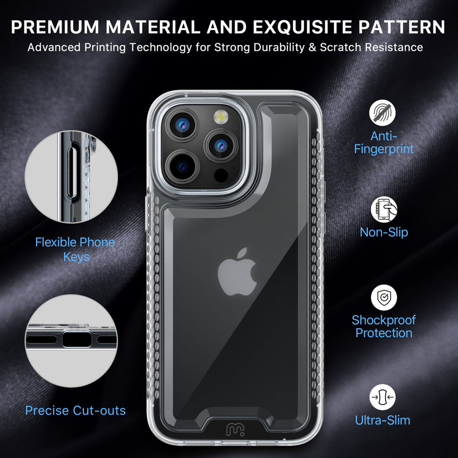 MyBat Pro Lux Series Case with Tempered Glass for Apple iPhone 14 Pro Max - Clear - RIP14PMCSG5TT001-7.jpg
